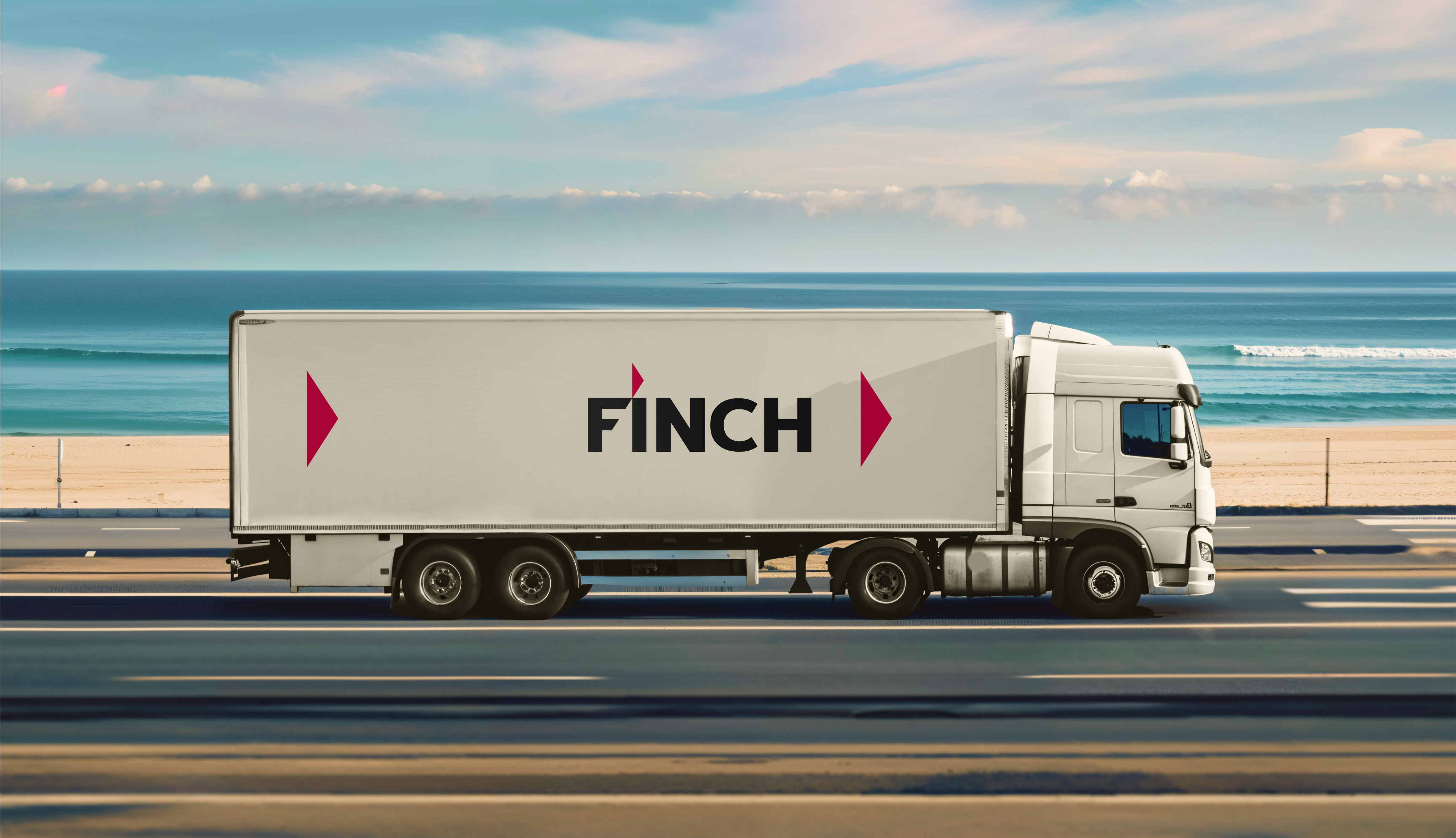 Identity, branding and application design for Finch Cargo