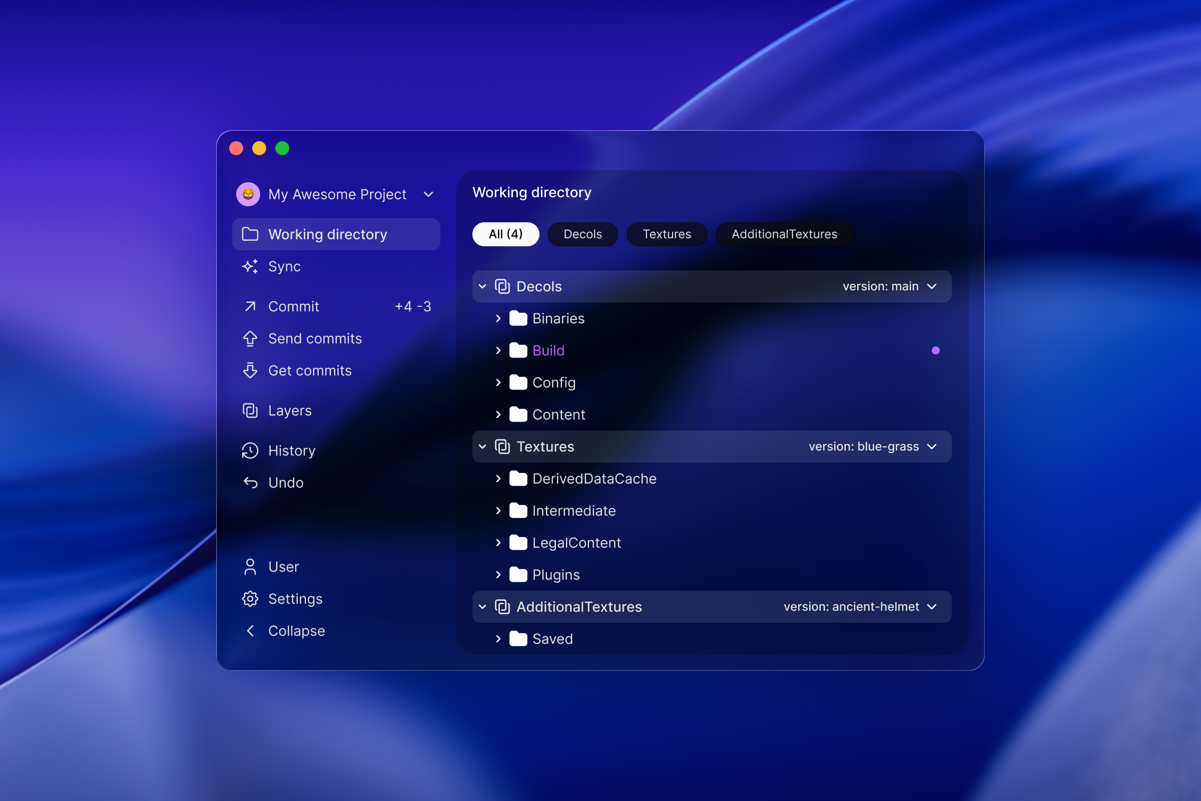 Versolid file management for creatives